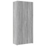 Aparador de madera de ingeniería gris Sonoma 80x42,5x185 cm de , Aparadores - Ref: Foro24-3281439, Precio: 200,78 €, Descuent...