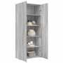 Aparador de madera de ingeniería gris Sonoma 80x42,5x185 cm de , Aparadores - Ref: Foro24-3281439, Precio: 200,78 €, Descuent...