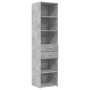 Aparador de madera de ingeniería gris hormigón 45x42,5x185 cm de , Aparadores - Ref: Foro24-3281451, Precio: 128,97 €, Descue...