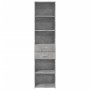 Aparador de madera de ingeniería gris hormigón 45x42,5x185 cm de , Aparadores - Ref: Foro24-3281451, Precio: 128,97 €, Descue...