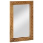 Solid acacia wood and glass bathroom mirror 50x70x2.5 cm by , Bathroom furniture - Ref: Foro24-358315, Price: 63,66 €, Discou...