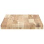 Estante flotante madera maciza de acacia sin tratar 60x40x4 cm de , Estantes y estanterías - Ref: Foro24-3279471, Precio: 54,...