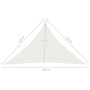 Toldo de vela blanco HDPE 160 g/m² 3,5x3,5x4,9 m de vidaXL, Sombrillas - Ref: Foro24-311257, Precio: 29,49 €, Descuento: %