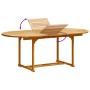 Garden dining set 5 pieces solid acacia wood and textilene by , Garden sets - Ref: Foro24-3279300, Price: 586,49 €, Discount: %