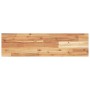 Solid acacia wood floating shelf with oil finish 80x20x2 cm by , Shelves and shelves - Ref: Foro24-3279503, Price: 24,72 €, D...