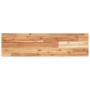 Floating shelf 2 units made of acacia wood with oil finish 100x20x2 cm by , Shelves and shelves - Ref: Foro24-3279508, Price:...