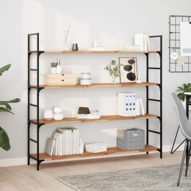 Floating shelf 2 units acacia wood oil finish 160x30x2 cm by , Shelves and shelves - Ref: Foro24-3279548, Price: 102,99 €, Di...