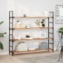 Floating shelf 2 units acacia wood oil finish 160x30x2 cm by , Shelves and shelves - Ref: Foro24-3279548, Price: 101,93 €, Di...