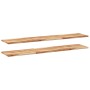 Floating shelf 2 units acacia wood oil finish 160x30x2 cm by , Shelves and shelves - Ref: Foro24-3279548, Price: 101,93 €, Di...