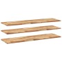 Floating shelf 3 units made of acacia wood with oil finish 140x40x2 cm by , Shelves and shelves - Ref: Foro24-3279569, Price:...