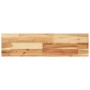 Solid acacia wood floating shelf with oil finish 80x20x4 cm by , Shelves and shelves - Ref: Foro24-3279583, Price: 38,67 €, D...