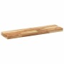 Solid acacia wood floating shelf with oil finish 80x20x4 cm by , Shelves and shelves - Ref: Foro24-3279583, Price: 38,67 €, D...