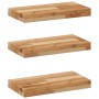 Floating shelves 3 units acacia wood oil finish 60x20x4cm by , Shelves and shelves - Ref: Foro24-3279581, Price: 75,46 €, Dis...