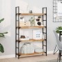 Floating shelf 2 units acacia wood with oil finish 100x20x4 cm by , Shelves and shelves - Ref: Foro24-3279588, Price: 82,26 €...