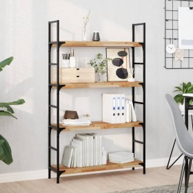 Floating shelf 2 units acacia wood with oil finish 100x20x4 cm by , Shelves and shelves - Ref: Foro24-3279588, Price: 80,99 €...