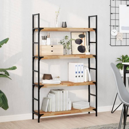 Floating shelf 2 units acacia wood with oil finish 100x20x4 cm by , Shelves and shelves - Ref: Foro24-3279588, Price: 82,26 €...