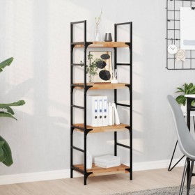 Solid acacia wood floating shelf with oil finish 60x30x4 cm by , Shelves and shelves - Ref: Foro24-3279607, Price: 41,89 €, D...