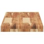 Schwebendes Regal aus massivem Akazienholz mit Öl-Finish, 80x30x4 cm. von , Regale und Regale - Ref: Foro24-3279611, Preis: 5...