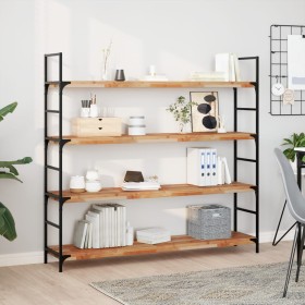 Floating shelf 2 units acacia wood oil finish 140x30x4 cm by , Shelves and shelves - Ref: Foro24-3279624, Price: 160,99 €, Di...