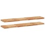 Floating shelf 2 units acacia wood oil finish 140x30x4 cm by , Shelves and shelves - Ref: Foro24-3279624, Price: 160,06 €, Di...