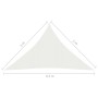 White HDPE sail awning 160 g/m² 3x3x4.2 m by vidaXL, Umbrellas - Ref: Foro24-311254, Price: 19,47 €, Discount: %