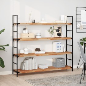 Floating shelf 4 units acacia wood oil finish 160x30x4 cm by , Shelves and shelves - Ref: Foro24-3279630, Price: 363,67 €, Di...