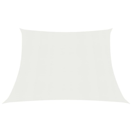 Toldo de vela blanco HDPE 160 g/m² 4/5x3 m de vidaXL, Sombrillas - Ref: Foro24-311270, Precio: 30,99 €, Descuento: %