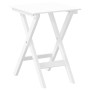 Mesa auxiliar plegable madera maciza de álamo blanca de , Mesas de jardín - Ref: Foro24-4008873, Precio: 28,42 €, Descuento: %