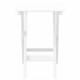 Mesa auxiliar plegable madera maciza de álamo blanca de , Mesas de jardín - Ref: Foro24-4008873, Precio: 28,42 €, Descuento: %