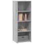 Aparador alto madera de ingeniería gris Sonoma 45x41x124 cm de , Aparadores - Ref: Foro24-846395, Precio: 90,99 €, Descuento: %