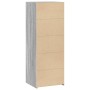 Aparador alto madera de ingeniería gris Sonoma 45x41x124 cm de , Aparadores - Ref: Foro24-846395, Precio: 90,99 €, Descuento: %