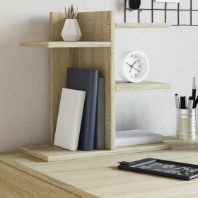 Oak Sonoma wood desktop organizer 42x21.5x42 cm by , Classification and organization - Ref: Foro24-848068, Price: 28,99 €, Di...