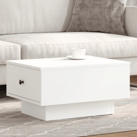 Engineered wood white coffee table 60x45x31 cm by , Coffee table - Ref: Foro24-848080, Price: 76,99 €, Discount: %