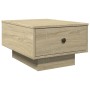 Mesa de centro madera de ingeniería roble Sonoma 60x45x31 cm de , Mesas de centro - Ref: Foro24-848082, Precio: 74,68 €, Desc...