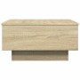 Center table made of Sonoma oak engineered wood, measuring 60x45x31 cm. by , Coffee table - Ref: Foro24-848082, Price: 74,83 ...