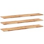 Floating shelf 3 units made of acacia wood with oil finish 120x30x2 cm by , Shelves and shelves - Ref: Foro24-3279541, Price:...