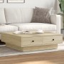 Engineered wood Sonoma oak coffee table 90x90x28 cm by , Coffee table - Ref: Foro24-848089, Price: 122,99 €, Discount: %