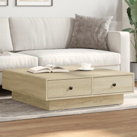 Engineered wood Sonoma oak coffee table 90x90x28 cm by , Coffee table - Ref: Foro24-848089, Price: 122,54 €, Discount: %