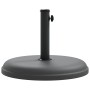 Round umbrella base for poles with Ø32/35/38 mm, 15 kg. by , Umbrella bases - Ref: Foro24-368673, Price: 61,11 €, Discount: %