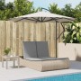 Doppel-Liegestuhl mit beigen Kunststoff-Rattan-Kissen. von , Liegen - Ref: Foro24-368093, Preis: 328,08 €, Rabatt: %