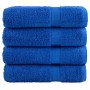 Hand towels 4 units 100% cotton blue 50x100 cm 600 gsm by , Towels - Ref: Foro24-137186, Price: 30,86 €, Discount: %