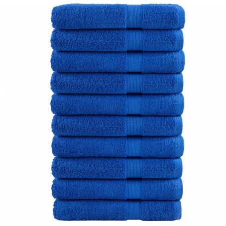 Premium towels 10 units 100% cotton blue 100x200 cm 600 gsm by , Towels - Ref: Foro24-137199, Price: 223,99 €, Discount: %