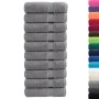 Bathroom towels 10 units 100% cotton gray 100x150 cm 600 gsm by , Towels - Ref: Foro24-137313, Price: 182,89 €, Discount: %