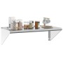 Stainless steel silver wall shelf 100x45x31 cm by , Shelves and shelves - Ref: Foro24-30272, Price: 71,99 €, Discount: %