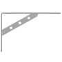 Shelf brackets 4 pcs stainless steel 23.5x2.5x15.5 cm by , Shelves and shelves - Ref: Foro24-30298, Price: 23,62 €, Discount: %