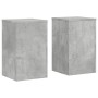 Pflanzenständer 2 Stück Holz grau Beton 30x30x50 cm von , Topfständer - Ref: Foro24-852918, Preis: 60,99 €, Rabatt: %