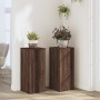 Plant stands 2 units brown oak wood 30x30x70 cm by , Pot stands - Ref: Foro24-852930, Price: 92,12 €, Discount: %