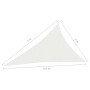 White HDPE sail awning 160 g/m² 4x5x6.8 m by vidaXL, Umbrellas - Ref: Foro24-311266, Price: 28,68 €, Discount: %