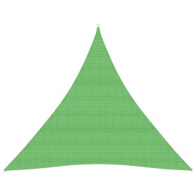 Toldo de vela HDPE verde claro 160 g/m² 3,6x3,6x3,6 m de vidaXL, Sombrillas - Ref: Foro24-311308, Precio: 23,99 €, Descuento: %