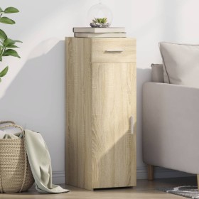 Engineered wood sideboard in Sonoma oak, 30x42.5x93 cm. by , Sideboards - Ref: Foro24-846273, Price: 68,35 €, Discount: %